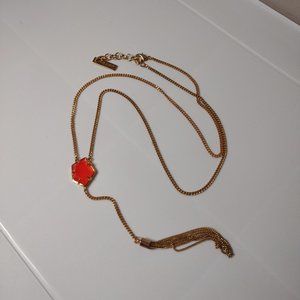 31 Inch Vince Camuto Metal And Plastic Necklace